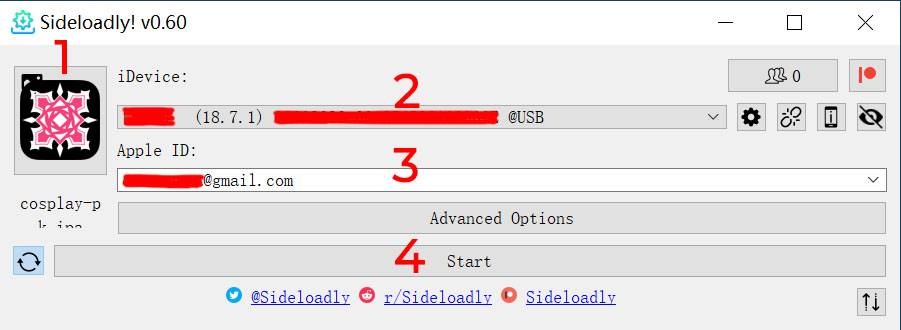 Sideloadly 操作示意 1